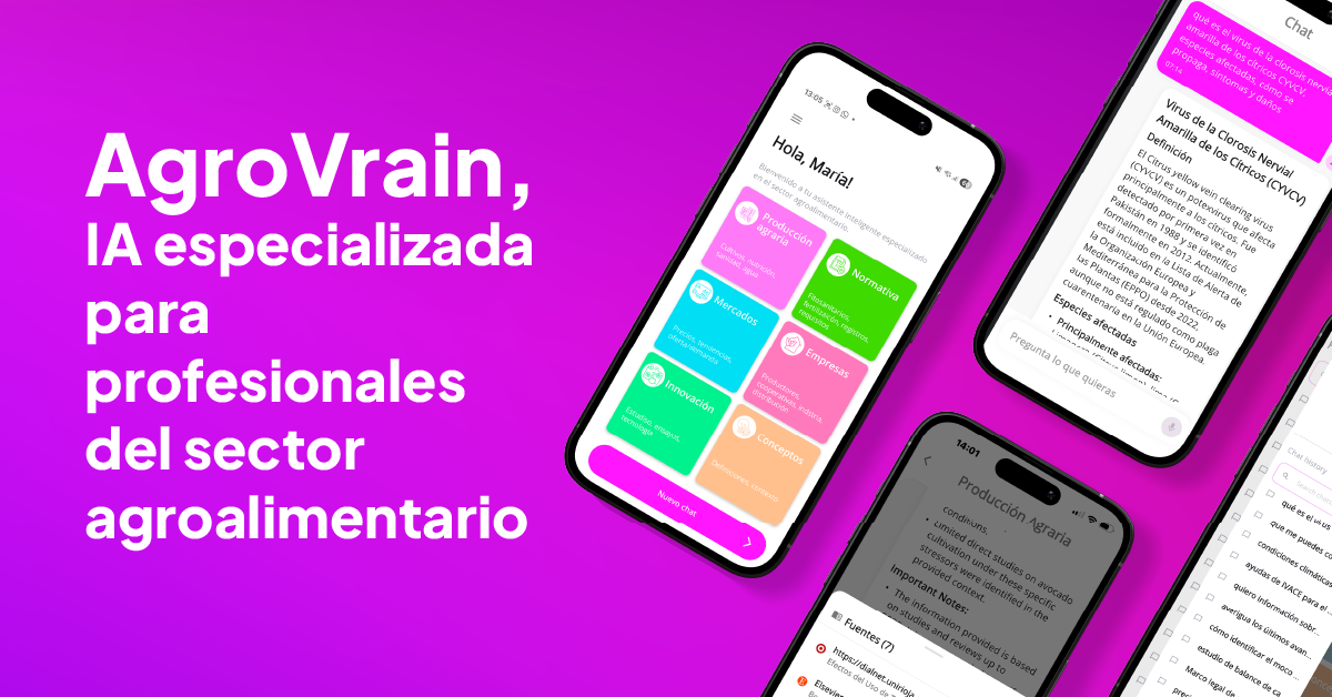 agroVrain la IA del sector agroalimentario